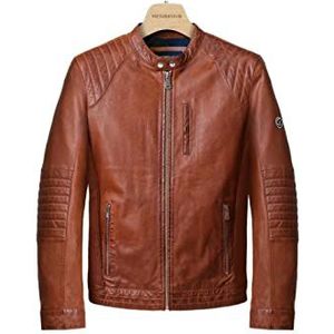 Redskins Formula Stown leren herenjas, Cognac., 3XL