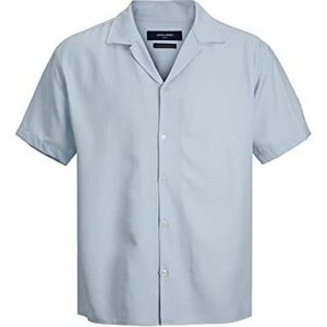 JACK & JONES PLUS JPRBLUJUDE Camp Collar Shirt S/S PS hemd, Niagara Mist/Fit: Loos, 4XL, Niagara Mist/Fit: los, 4XL