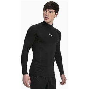 PUMA Herren, LIGA Baselayer Tee LS Warm Shirt, Schwarz, M