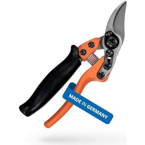 Original LÖWE 12 Bypass Secateurs 12.109 with Short Precision Cutting Head - Lightweight Right-Handed Rose Scissors for Medium to Large Hands Ideal for Precise Cutting of Plants Roses