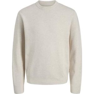 JACK & JONES Junior Jprblamilano Stitch Knit Crew Neck Jnr, cloud dancer, 176