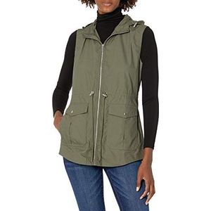 Charles River Apparel Bristol Utility Vest voor dames, Olijf, L