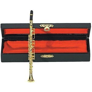 Gewa 980582 miniatuurinstrument klarinet in etui, ca. 15 cm