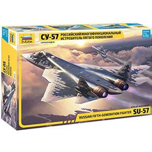 Zvezda Sukhoi SU-57 500787319-1:72 - plastic bouwset - modelbouwset - montage - bouwpakket - voor beginners - gedetailleerd