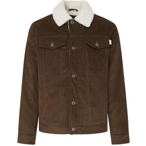 Pepe Jeans Heren Thris jas, bruin (walnootbruin), XL, Bruin (Walnootbruin), XL