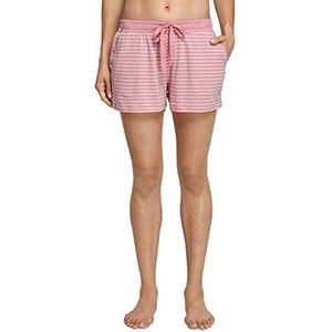 Schiesser Mix & Relax jersey shorts voor dames pyjamabroek, rood (sorbet 524), 46 NL