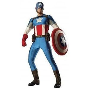 Rubie's officiële mannen Marvel Captain America Grand Heritage Deluxe, volwassen kostuum - standaard maat