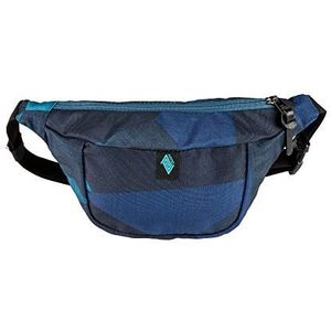 Nitro Snowboards Bag stijlvolle heuptas buiktas met 2 vakken Travel Hip Pack Heritage schoudertas, fragments blue, one size