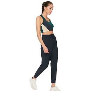 Trendyol Vrouwen Sweatpants Marineblauw joggers sport tracksuit, Marineblauw, M