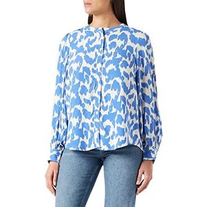 PART TWO MaretePW SH Shirt, Ultramarine Ikat Leo Print, 38 dames
