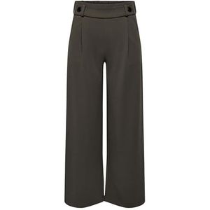 JACQUELINE de YONG Vrouwelijke broek wijd gesneden, chocolate brown, S