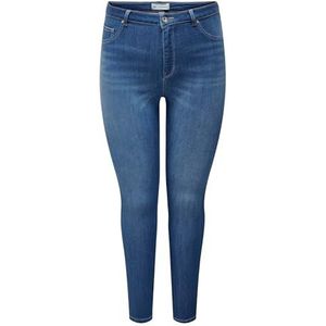 ONLY CARMAKOMA Skinny jeans voor dames, Light Medium Blauw Denim, 46W x 32L
