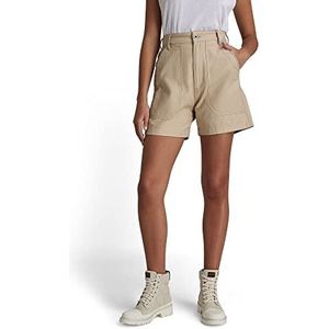 G-STAR RAW Dames 3D Fatigue Shorts, beige/kaki (Westpoint kaki C960-c531), 33W Regular