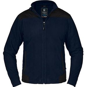 Texstar FJ46 Stretch fleece herenjas, maat 3XL, marine