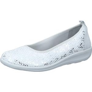 Comfortabel Dames 940448-03 slipper, 36 EU breed, wit, 36 EU Breed