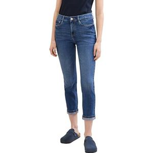 TOM TAILOR Dames Kate Slim Jeans, 10281 - Mid Stone Wash Denim, 29W x 28L