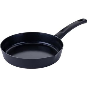 FACKELMANN Braadpan Essential Highrise Ø 24 cm van gerecycled aluminium met keramische coating – perfect voor alle warmtebronnen, inclusief inductie