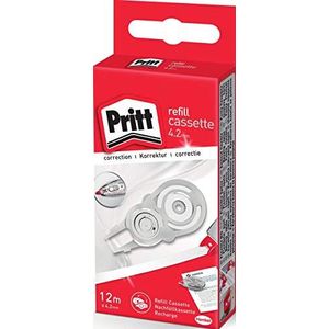 Pritt navulpatroon voor correctieroller Navulling Flex Roller Midway, direct herschrijfbaar, flexibele en intrekbare punt, push & pull functie, breedte 4,2 mm, lengte 12 m