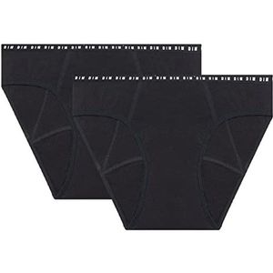 DIM - Protect High Flow - Menstruatieslips - Zwart - Set van 2