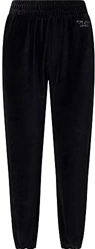 Pepe Jeans - Cora - Joggingbroek - Zwart - Fluweelachtig - BCI Katoen