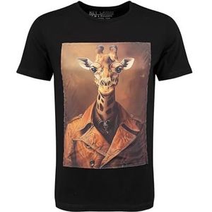 Key Largo - Shirt - Beige - Slanke Pasvorm - Kwartmouw