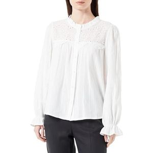 baradello Damesblouse met lange mouwen 37326299-BA01, wolwit, L, wolwit, L