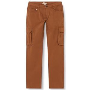 s.Oliver Junior Jongens Cargo Broek Pete, Straight Leg Brown 176, bruin, 176 cm