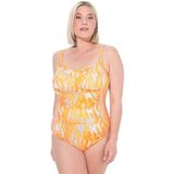 Ulla Popken - Badpak - Oranje/Wit