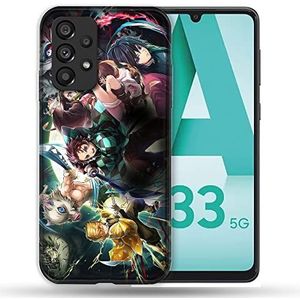 Beschermhoes voor Samsung Galaxy A33 5G Manga Demon Slayer groep