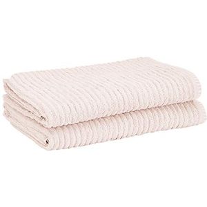 Heckett Lane Bath Shower Towel, 60% Bamboo Viscose, 40% Cotton, Rosewater, 70 x 140 Cm, 2.0 Pieces