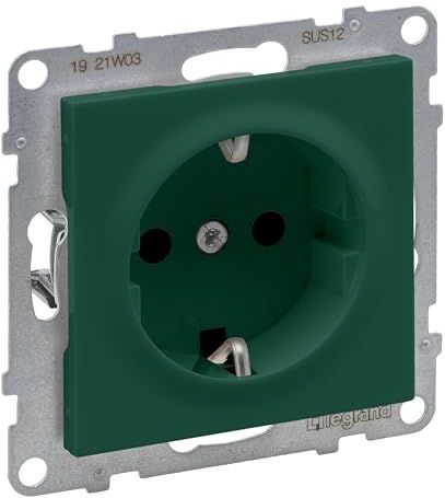 Stopcontact - Geaard - Thermoplastic - IP20 - Inclusief Aansluitdoos