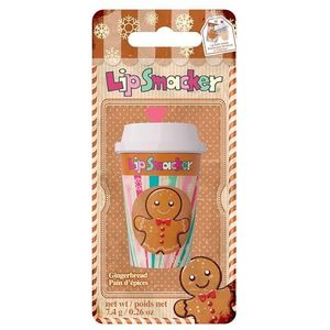 Lip Smacker Holiday Frappe Cup Lip Balm, Cute Lip Balm for Kids, Holiday-Themed, Moisturizing and Easy-to-Apply, Infused with Castor Seed Oil, Gingerbread