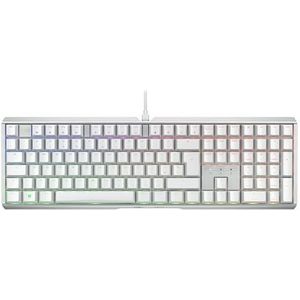 CHERRY XTRFY MX 3.1, Mechanisch Gaming-Toetsenbord, UK Indeling (QWERTY), RGB-Verlichting, Aluminium Behuizing, USB-A-Aansluiting, MX2A RED Switches, Wit