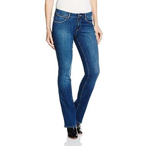 Wrangler Avery Authentieke blauwe jeans voor dames, Blauw (Authentiek Blauw), 28W x 34L