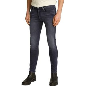Design - Stretchbroek - Effen - Denim - Slimfit
