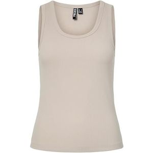 Pcmay - Geribd Tanktop - Mouwloos - Nauwsluitend