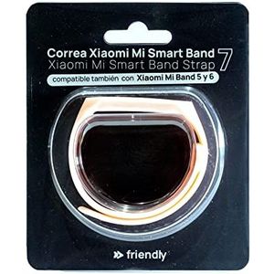 Friendly License - Compatibel met Xiaomi Mi Band 7 – gemaakt van robuuste siliconen – roze – bescherm je apparaat – vervanging voor intelligente activiteitenarmband