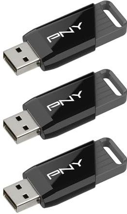 PNY - Attaché X - USB 3.2 Gen 1 Flash Drive - 128GB - 3-pack