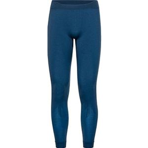 Odlo Heren Kinship Warm Base Layer Onderbroek, Blauwe Wing Teal Melange, S