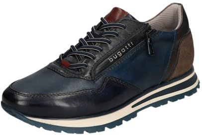 bugatti - 331-ag809 - Lage Schoenen - Donkerblauw - Echt Leer