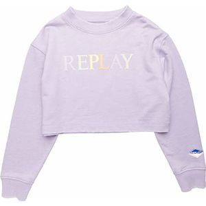 Replay Sweatshirt voor meisjes, 921 Lavander, 4 Jaren