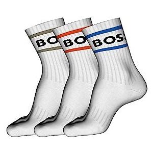 BOSS Heren 3 stuks CC Regular Socks, Natural104, 46 EU, Natural104, 46 EU