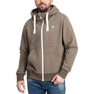 Fleecejack - Bruin - Met Capuchon - Zachte Jersey Voering