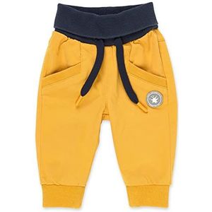 Sigikid Gabardine broek van biologisch katoen voor baby's, jongens in de maten 62 tot 98, geel, 86 cm