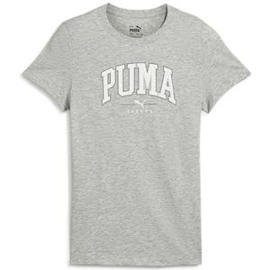 PUMA - SQUAD TEE G - T-shirt - Lichtgrijs Heather - Voor Kinderen en Jongeren