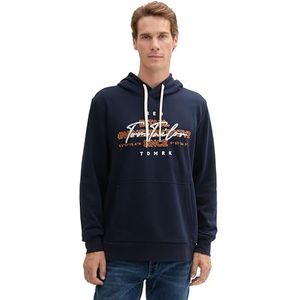 TOM TAILOR Sweatshirt voor heren, 10668 - Sky Captain Blue, XXL