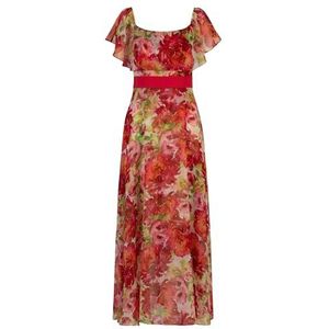 ApartFashion Carmen Prom-jurk voor dames, Crème-multicolor, 42