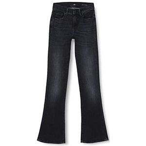 7 For All Mankind Dames Bootcut Slim Illusion Jeans, Zwart, Regular