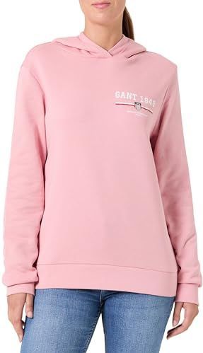 GANT - Sweatshirt - Navy - Capuchon - Logoprint