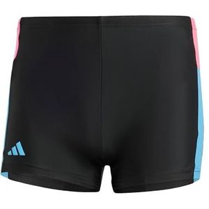 adidas Heren Colorblock 3 Stripes Swim Boxer Swim Boxer, 38, Zwart, 152